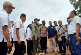 Jalinsel Mulai Diperbaiki, Bupati Bersama Forkopimda Tinjau Lokasi 